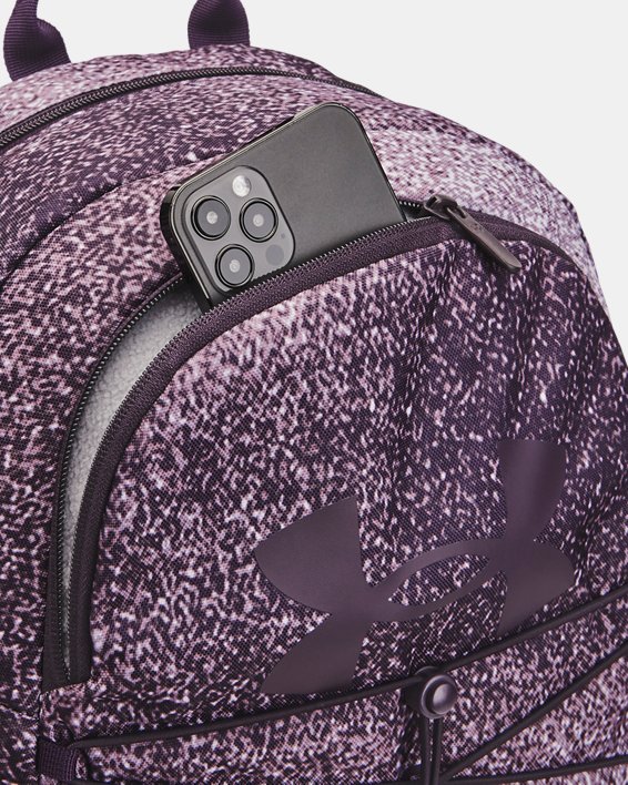 UA Hustle Sport Backpack, Purple, pdpMainDesktop image number 3